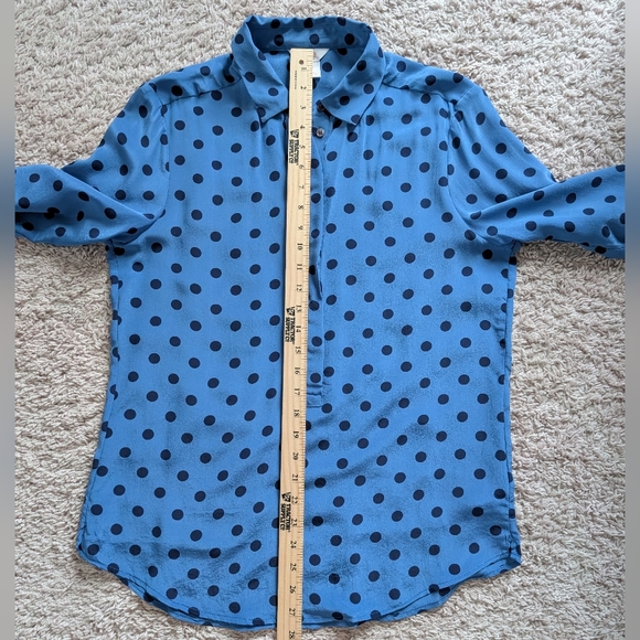 Joe Fresh For JCPenney Silk Polka Dot Blouse - Picture 12 of 12